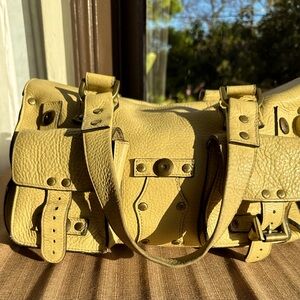 MULBERRY PALE YELLOW ROXANNE BAG